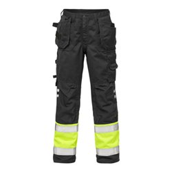 Fristads High Vis Handwerkerhose Kl. 1 2029 PLU Gelb (Herren)