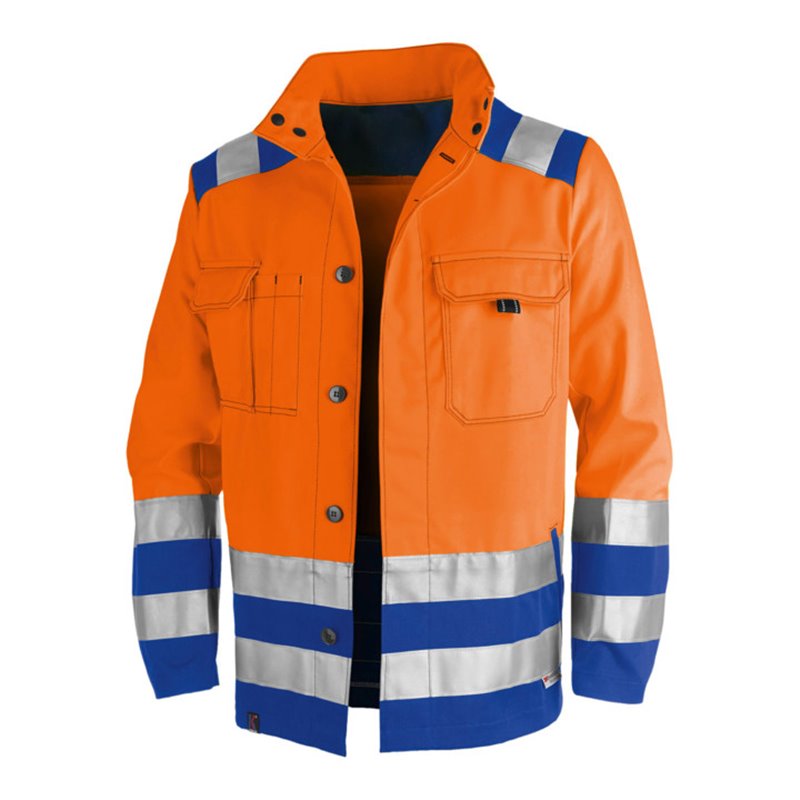 Kübler PSA High Vis Inno Plus Jacke 1107 warnorange/kornblumenblau