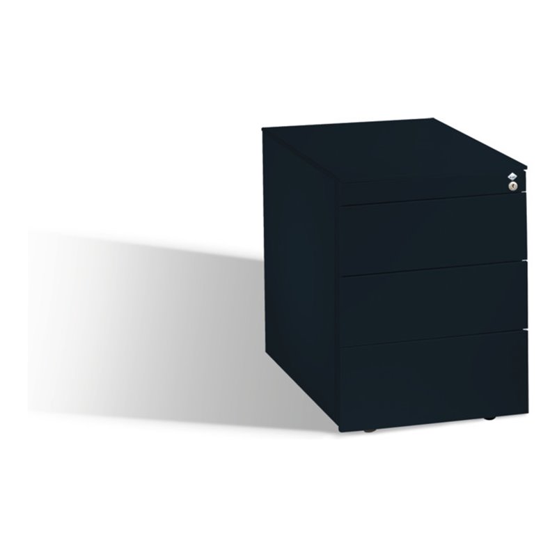 C+P Rollcontainer Asisto M/3/3/3 Schwarzgrau