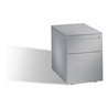 C+P Rollcontainer Asisto M/3/6 mit Hängerahmen Weißaluminium