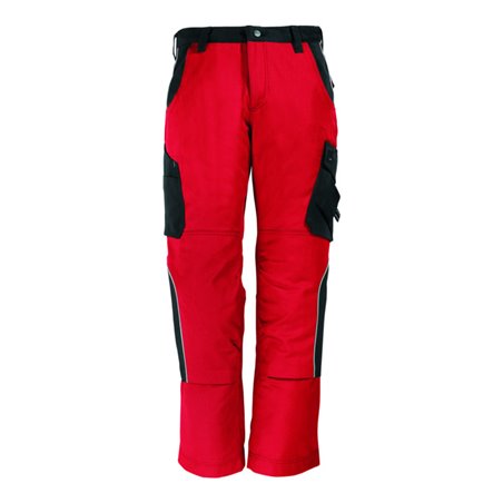 FHB Arbeitshose Bruno 130430 rot/schwarz