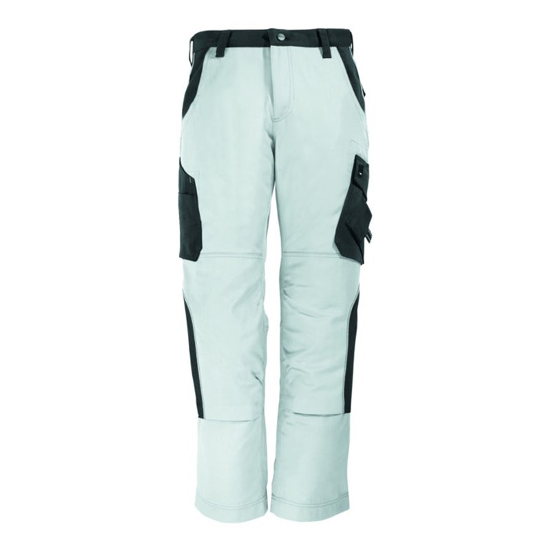 FHB Arbeitshose Bruno 130430 weiß/anthrazit