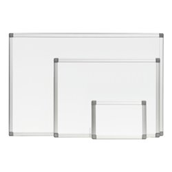 STIER Whiteboard magnetisch mit Alu-Rahmen