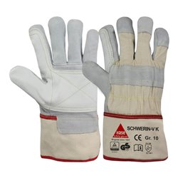 Hase Sicherheitshandschuhe Schwerin-V-Kevlar aus Leder