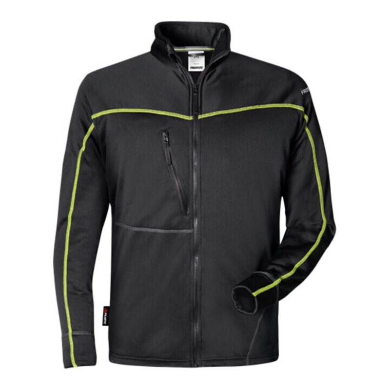 Fristads Polartec Sweatjacke 792 PY Schwarz (Herren)