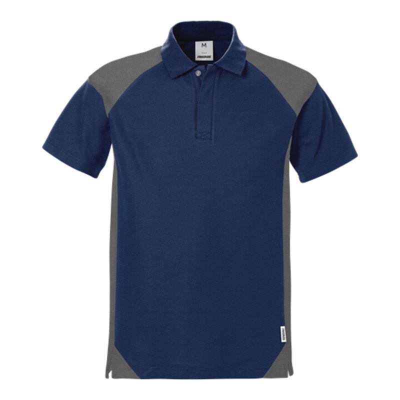 Fristads Poloshirt 7047 PHV Marine/Grau (Herren)