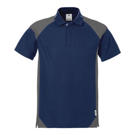 Fristads Poloshirt 7047 PHV Marine/Grau (Herren)