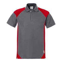 Fristads Poloshirt 7047 PHV Rot Grau (Herren)