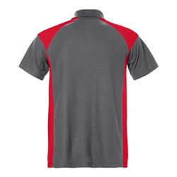 Fristads Poloshirt 7047 PHV Rot Grau (Herren)