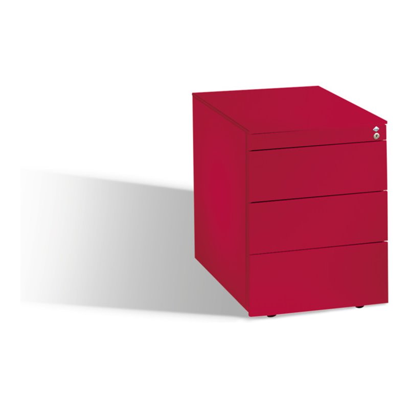 C+P Sitzcontainer Asisto M/3/3/3 Himbeerrot