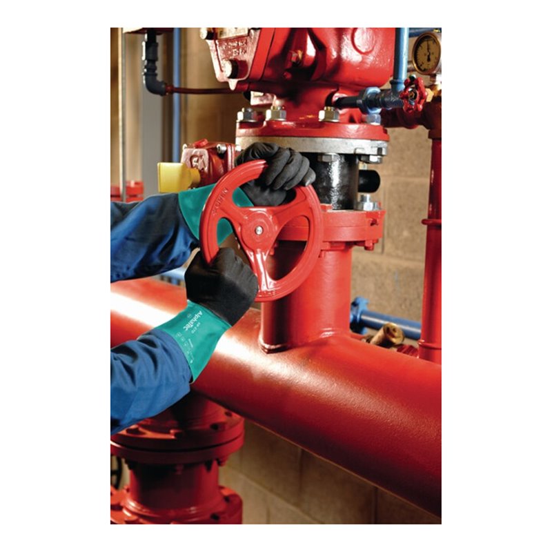 Ansell Handschuhe EN388/374 Kat. III AlphaTec 58-270 Nylon mit Nitril schwarz