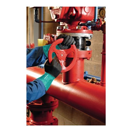 Ansell Handschuhe EN388/374 Kat. III AlphaTec 58-270 Nylon mit Nitril schwarz