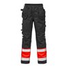 Fristads High Vis Handwerkerhose Kl. 1 2029 PLU Rot (Herren)