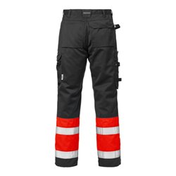 Fristads High Vis Handwerkerhose Kl. 1 2029 PLU Rot (Herren)