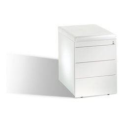 C+P Sitzcontainer Asisto M/3/3/3 Front Reinweiß Korpus Reinweiß