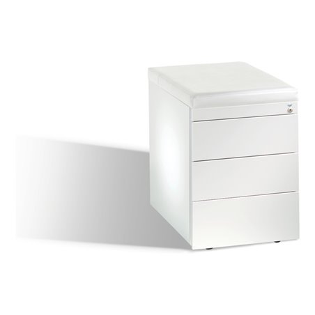 C+P Sitzcontainer Asisto M/3/3/3 Front Reinweiß Korpus Reinweiß