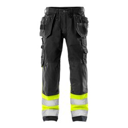 Fristads High Vis Handwerkerhose Kl. 1 2093 NYC Gelb (Herren)