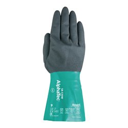 Ansell Handschuhe EN388/374 Kat. III AlphaTec 58-530 Acryl mit Nitril schwarz/weinrot