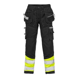 Fristads High Vis Handwerkerhose Kl. 1 2127 CYD Gelb (Herren)