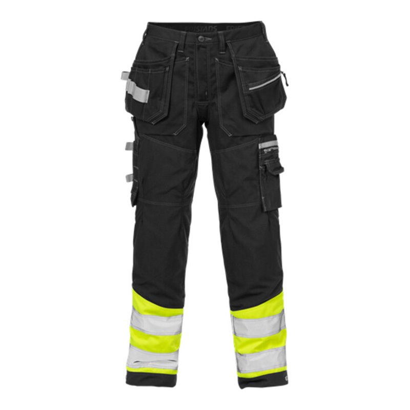 Fristads High Vis Handwerkerhose Kl. 1 2127 CYD Gelb (Herren)