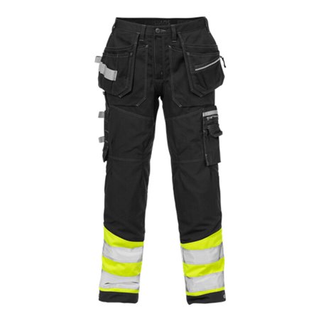 Fristads High Vis Handwerkerhose Kl. 1 2127 CYD Gelb (Herren)