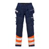 Fristads High Vis Handwerkerhose Kl. 1 2127 CYD Orange (Herren)