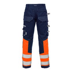 Fristads High Vis Handwerkerhose Kl. 1 2127 CYD Orange (Herren)