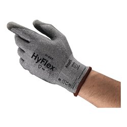 Ansell Handschuhe EN388 Kat. II HyFlex 11-627 Nylon Lycra Dyneema mit PU grau