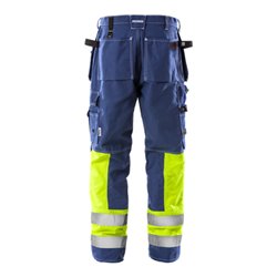 Fristads High Vis Handwerkerhose Kl. 1 247 FAS Blau (Herren)