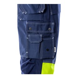 Fristads High Vis Handwerkerhose Kl. 1 247 FAS Blau (Herren)