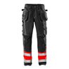 Fristads High Vis Handwerkerhose Kl. 1 247 FAS Rot (Herren)