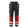 Fristads High Vis Handwerkerhose Kl. 1 247 FAS Rot (Herren)