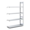 Bito Fachbodenregal, zweiseitige Nutzung, Beistellregal, Grundfeld, glanzverzinkt