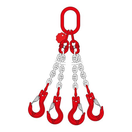 Dolezych Anschlagkette DoKett2 4-strängig