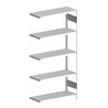Meta Steckregal Anbauregal S3 CLIP 150 AR verzinkt + 5 Böden