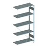 Meta Steckregal Anbauregal S3 CLIP 80 AR verzinkt + 5 Böden