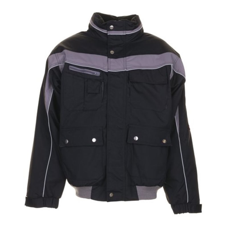 Planam Winter Blouson Plaline schwarz/zink