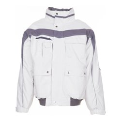 Planam Winter Blouson Plaline weiß/zink