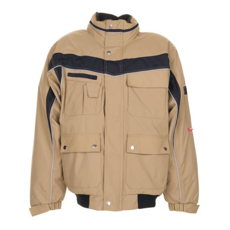 Planam Winter Blouson Plaline sand/schwarz