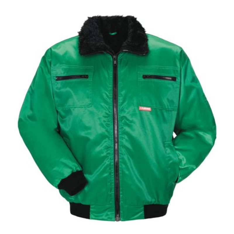 Planam Gletscher Piloten Jacke Winter grün