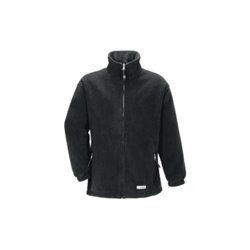 Planam Stream Fleece Jacke Winter schwarz/anthrazit