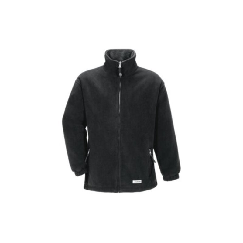 Planam Stream Fleece Jacke Winter schwarz/anthrazit