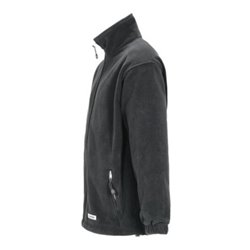 Planam Stream Fleece Jacke Winter schwarz/anthrazit