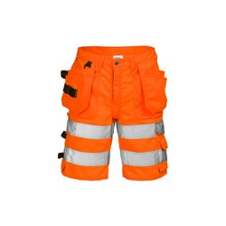 Fristads High Vis Handwerkershorts Kl. 2 2028 PLU Orange (Herren)