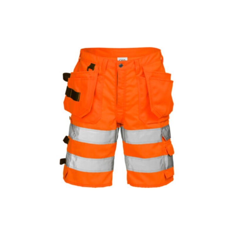 Fristads High Vis Handwerkershorts Kl. 2 2028 PLU Orange (Herren)