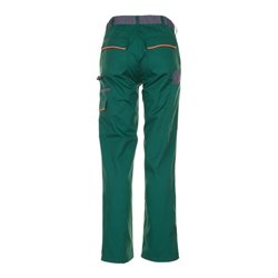 Planam Bundhose Visline grün/orange/schiefer