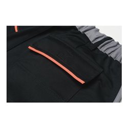Planam Bundhose Visline grün/orange/schiefer