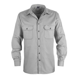 Kübler Shirt-Dress Hemd 7406 mittelgrau