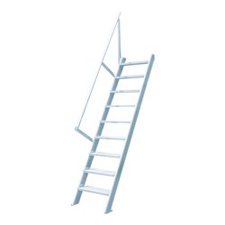 Hymer Treppe stationär Stufenbreite 800 mm ohne Podest Treppenneigung 60°