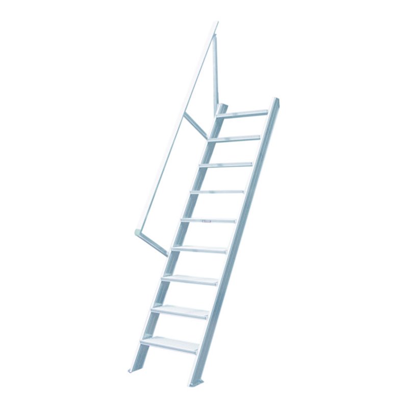 Hymer Treppe stationär Stufenbreite 800 mm ohne Podest Treppenneigung 60°